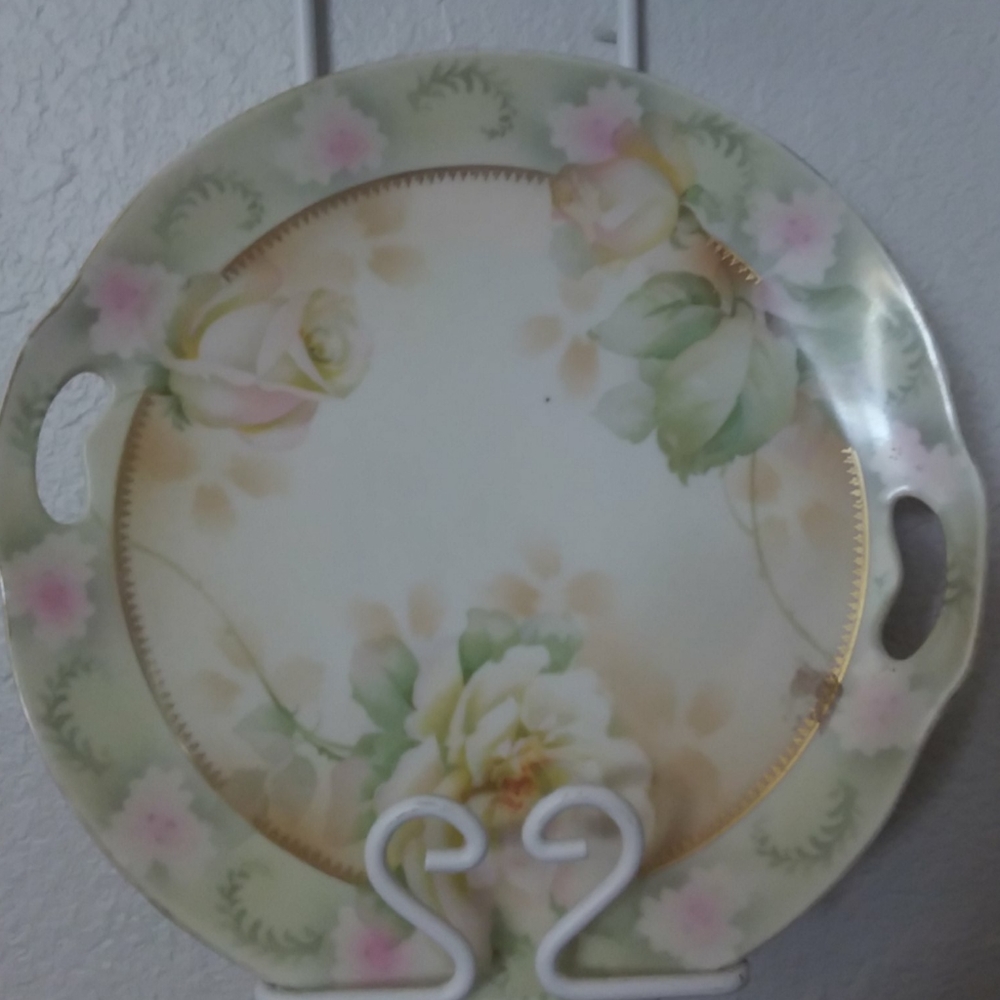 Antique  Porcelain Cake Tray  Made in Prussia - Picture 6 of 10